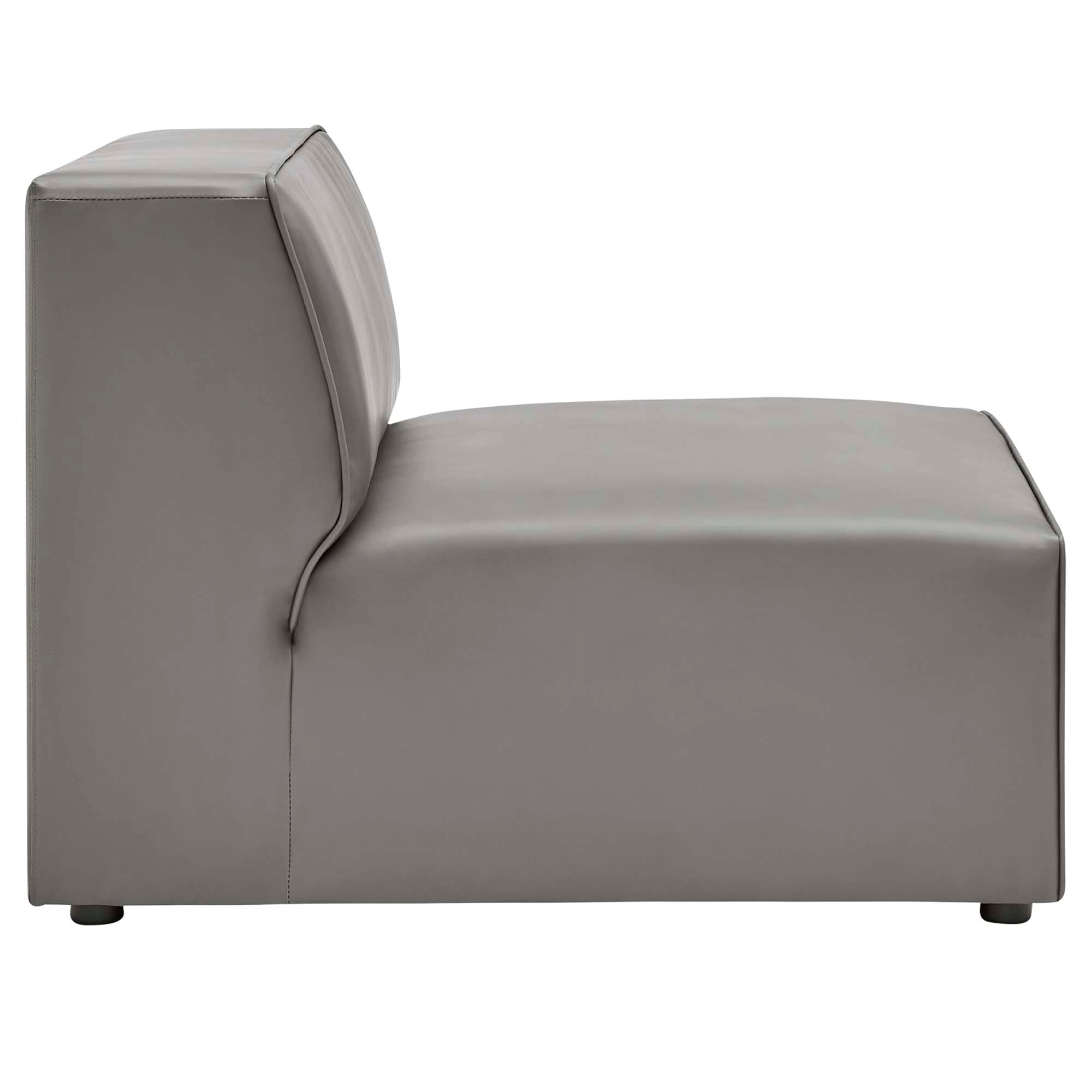 Mingle Vegan Leather 3-Piece Sectional Sofa