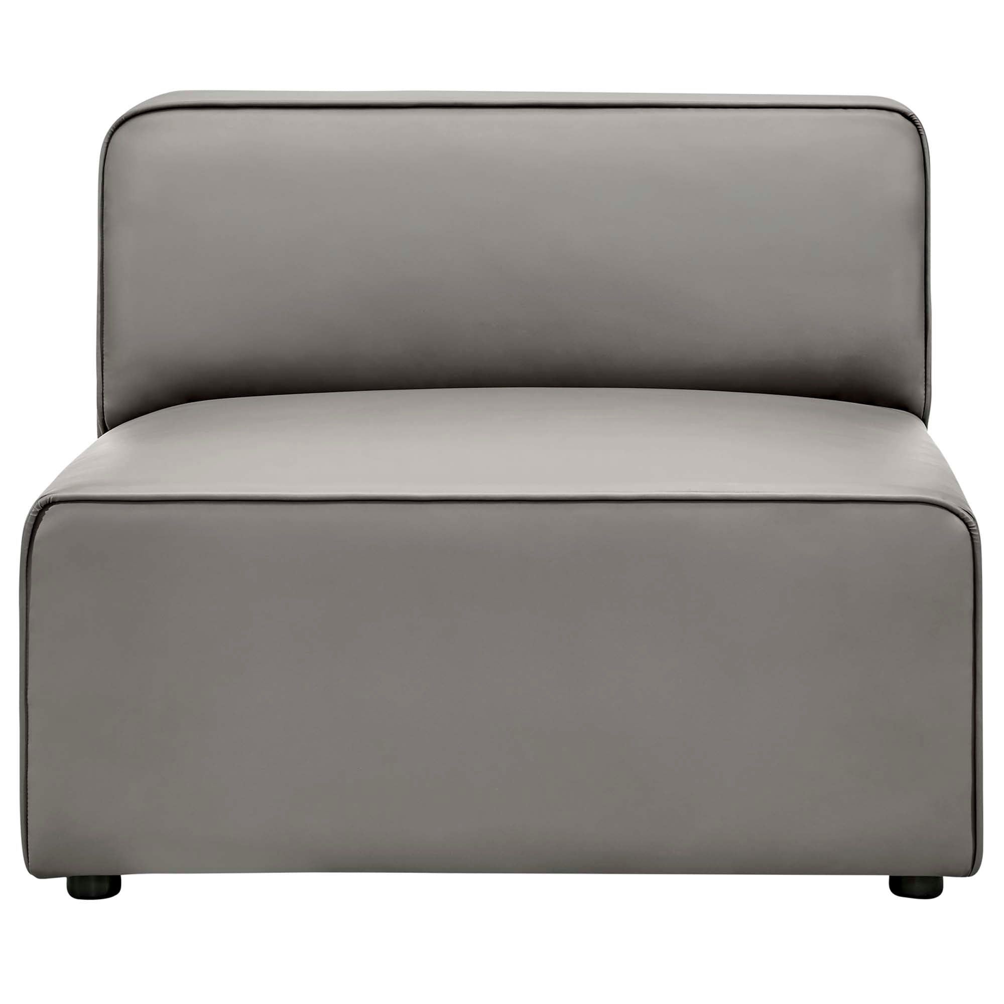 Mingle 7-Piece Vegan Leather Sectional Sofa