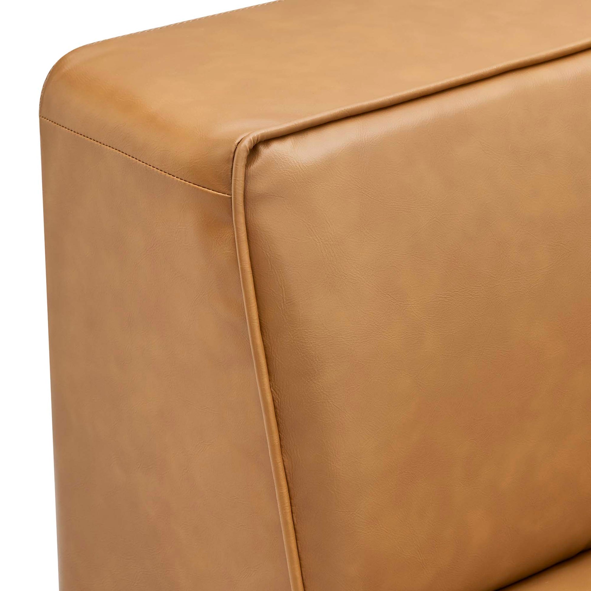 Mingle 7-Piece Vegan Leather Sectional Sofa