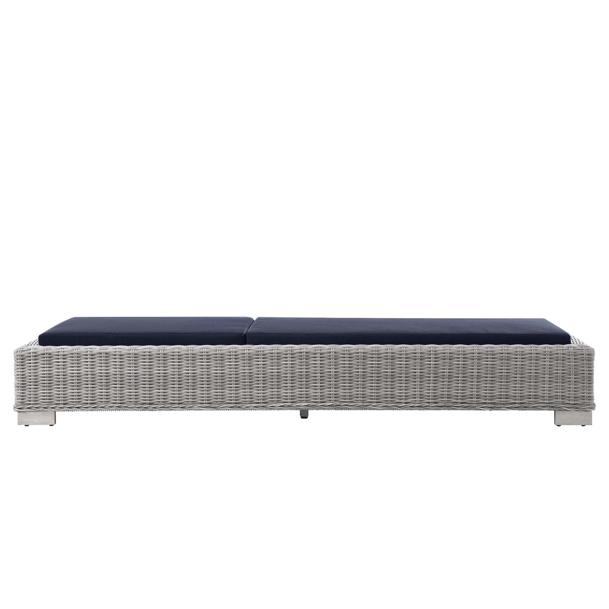Conway Outdoor Wicker Rattan Chaise Lounge