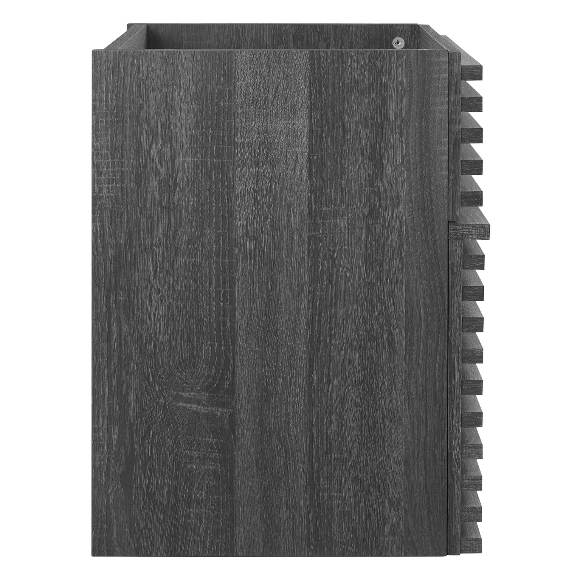 Render 18" Wall-Mount Bathroom Vanity Cabinet (Sink Basin Not Included) - Walnut