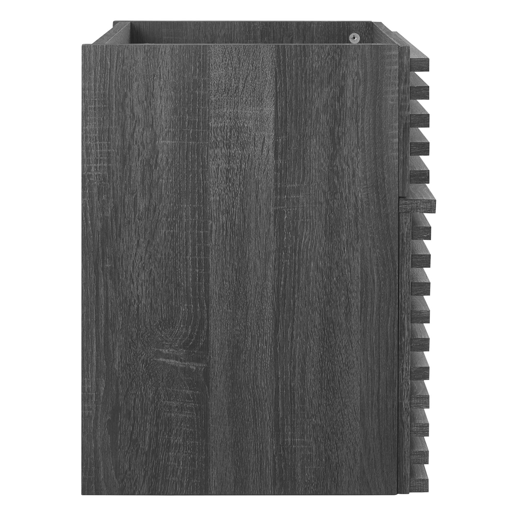 Render 18" Wall-Mount Bathroom Vanity Cabinet (Sink Basin Not Included) - Walnut