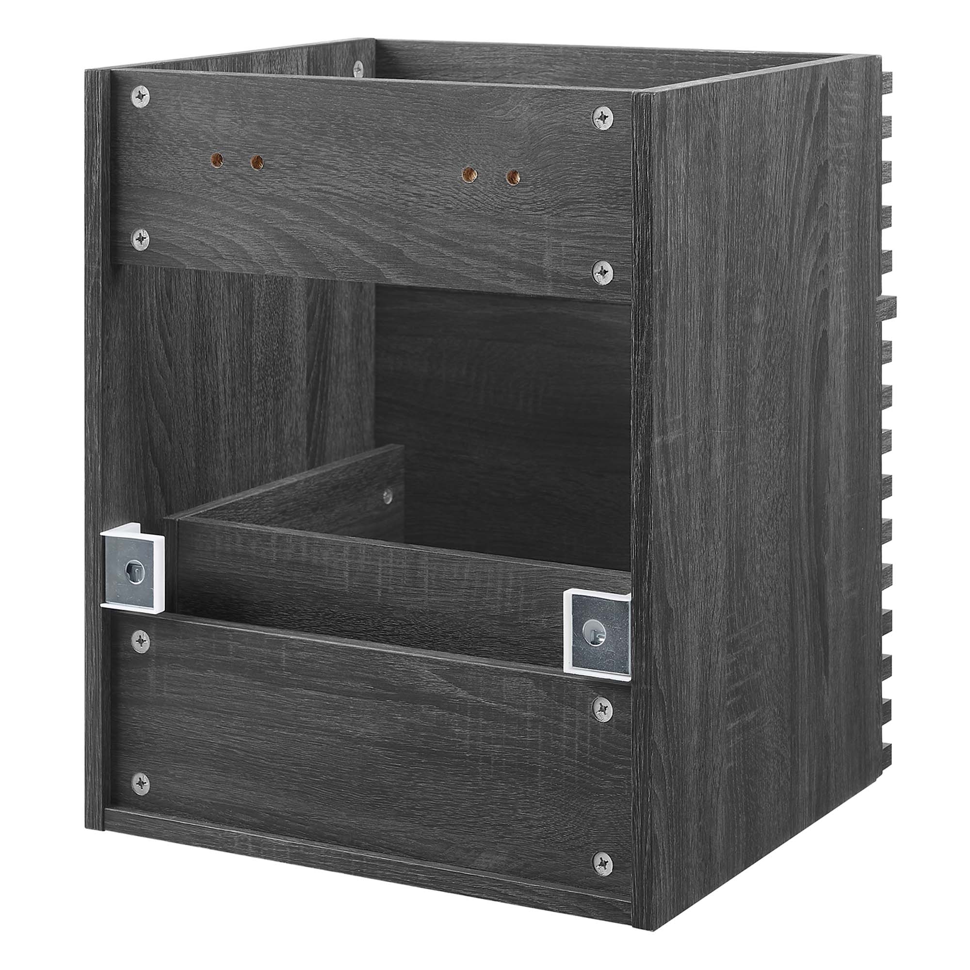 Render 18" Wall-Mount Bathroom Vanity Cabinet (Sink Basin Not Included) - White Walnut
