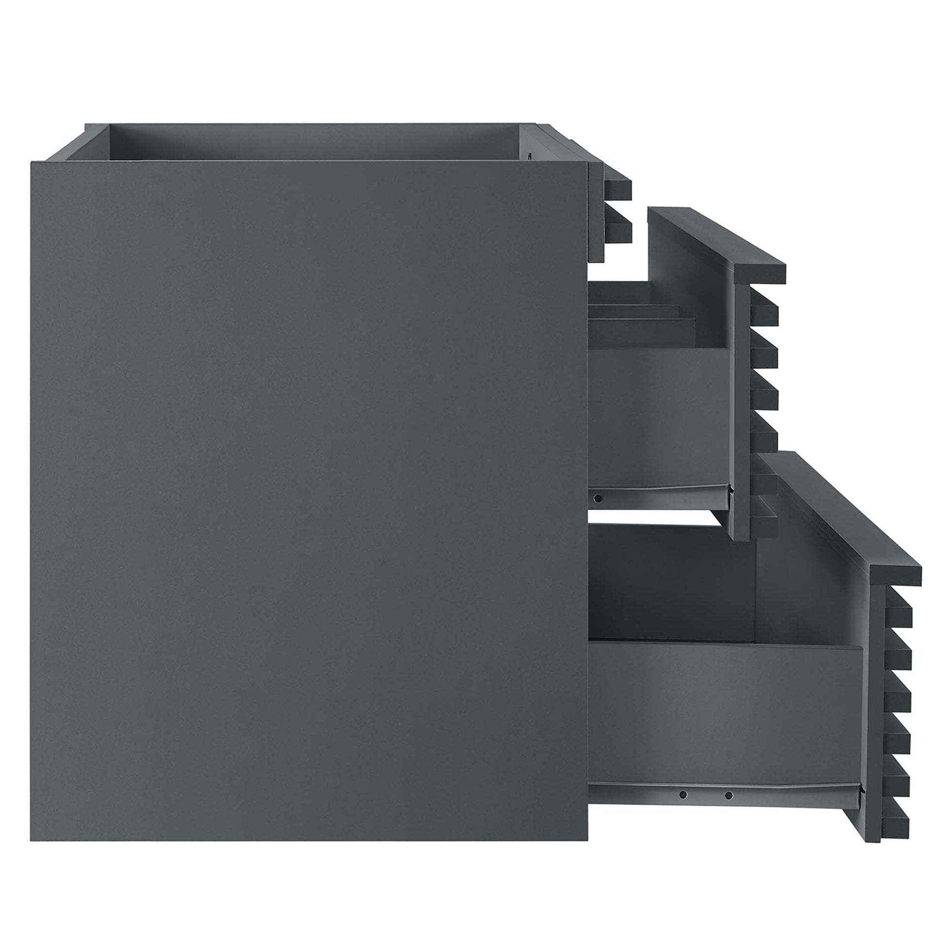 Render 30" Wall-Mount Bathroom Vanity Cabinet (Sink Basin Not Included) - White Walnut