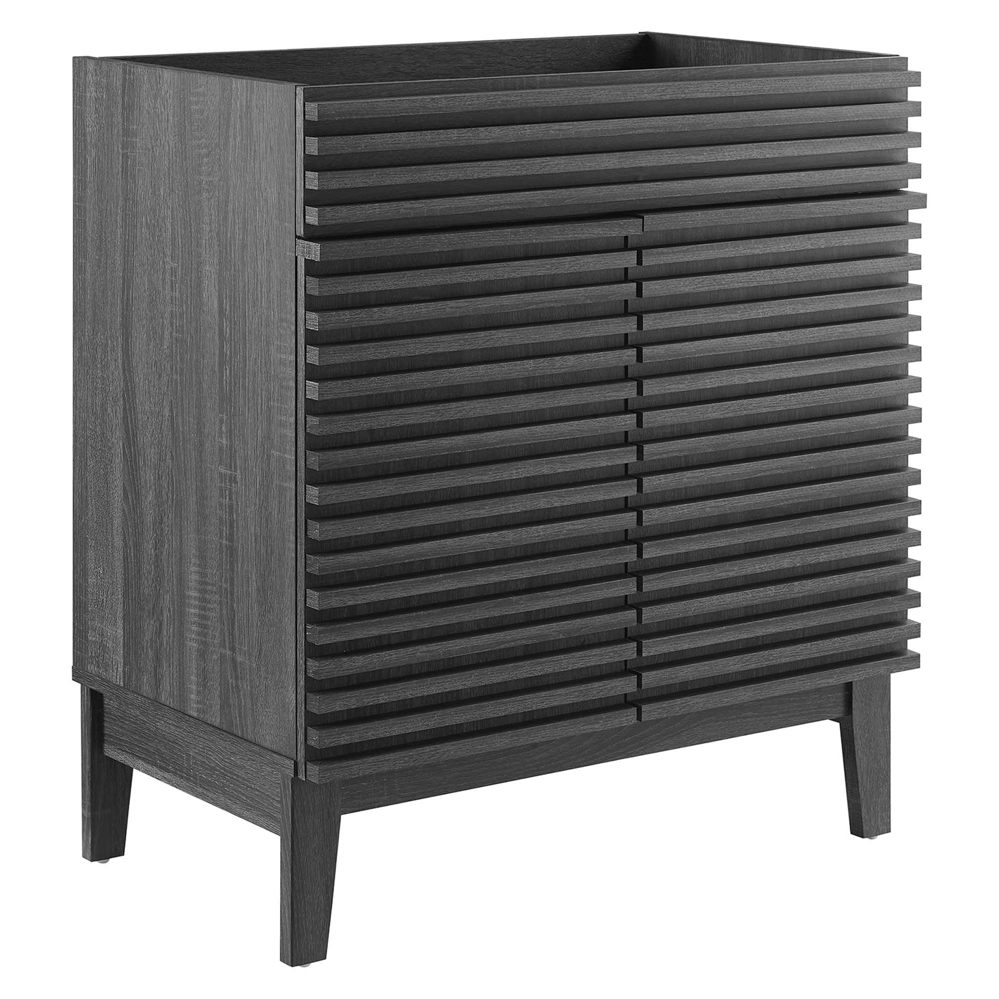 Render 30" and 36" Bathroom Cabinets Basin Not Included - Charcoal