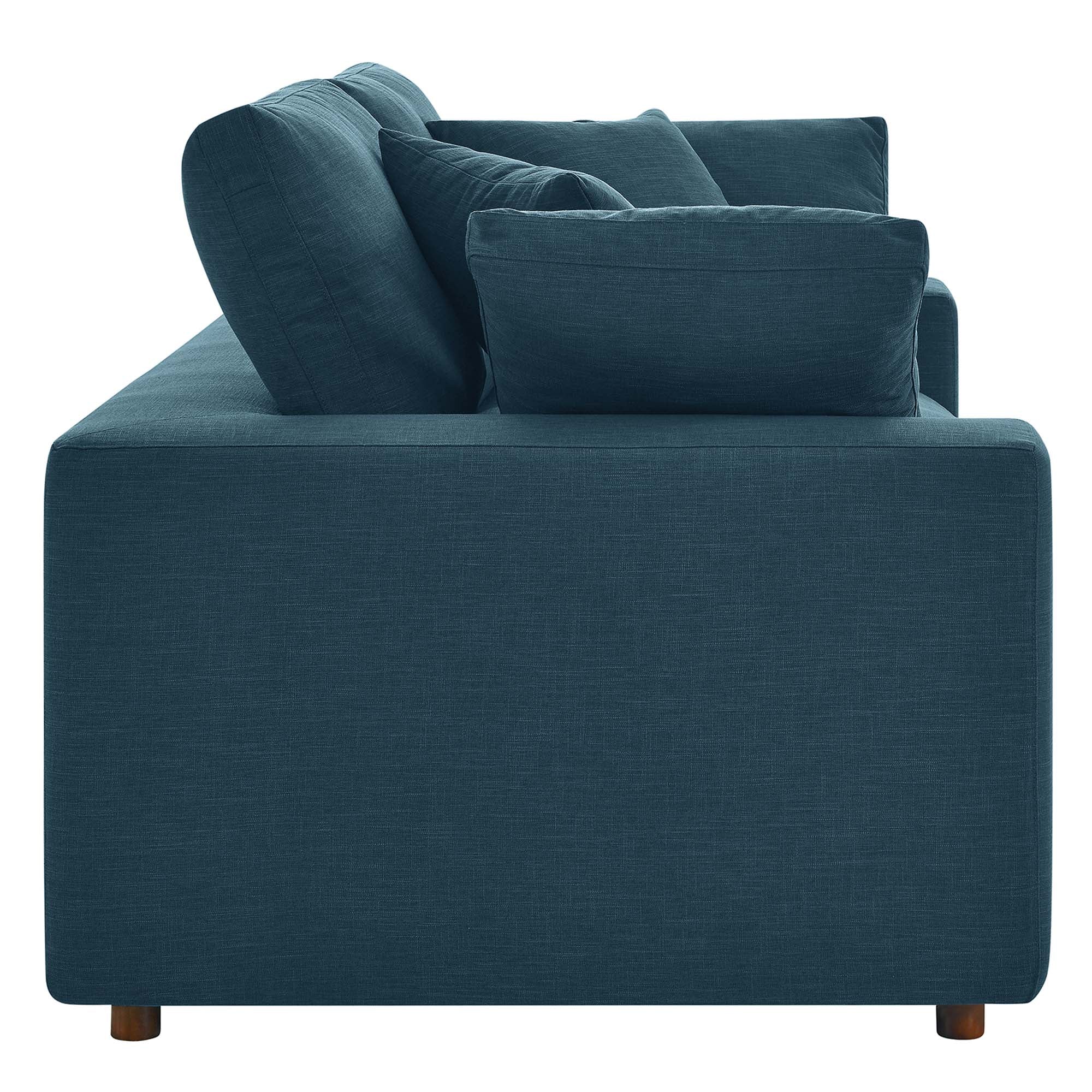 Commix Down Filled Overstuffed Loveseat - Light Beige