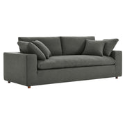 Commix Down Filled Overstuffed Sofa - Gray