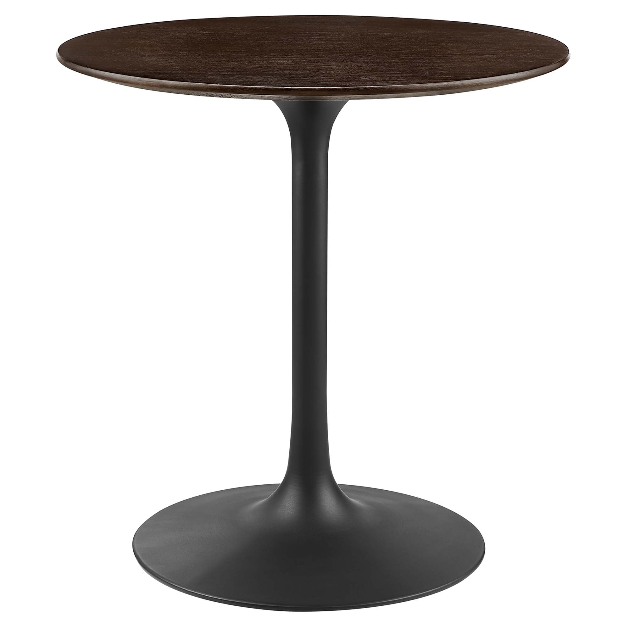 Lippa 28" Round Wood Dining Table - Black Cherry Walnut