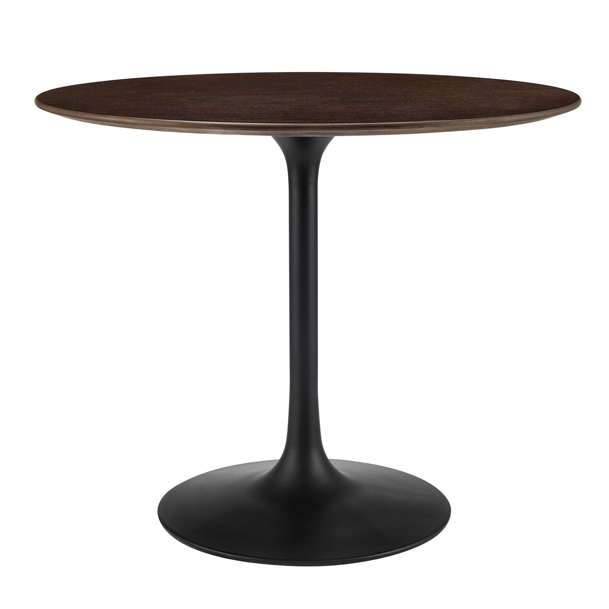 Lippa 36" Round Wood Dining Table - Black Cherry Walnut