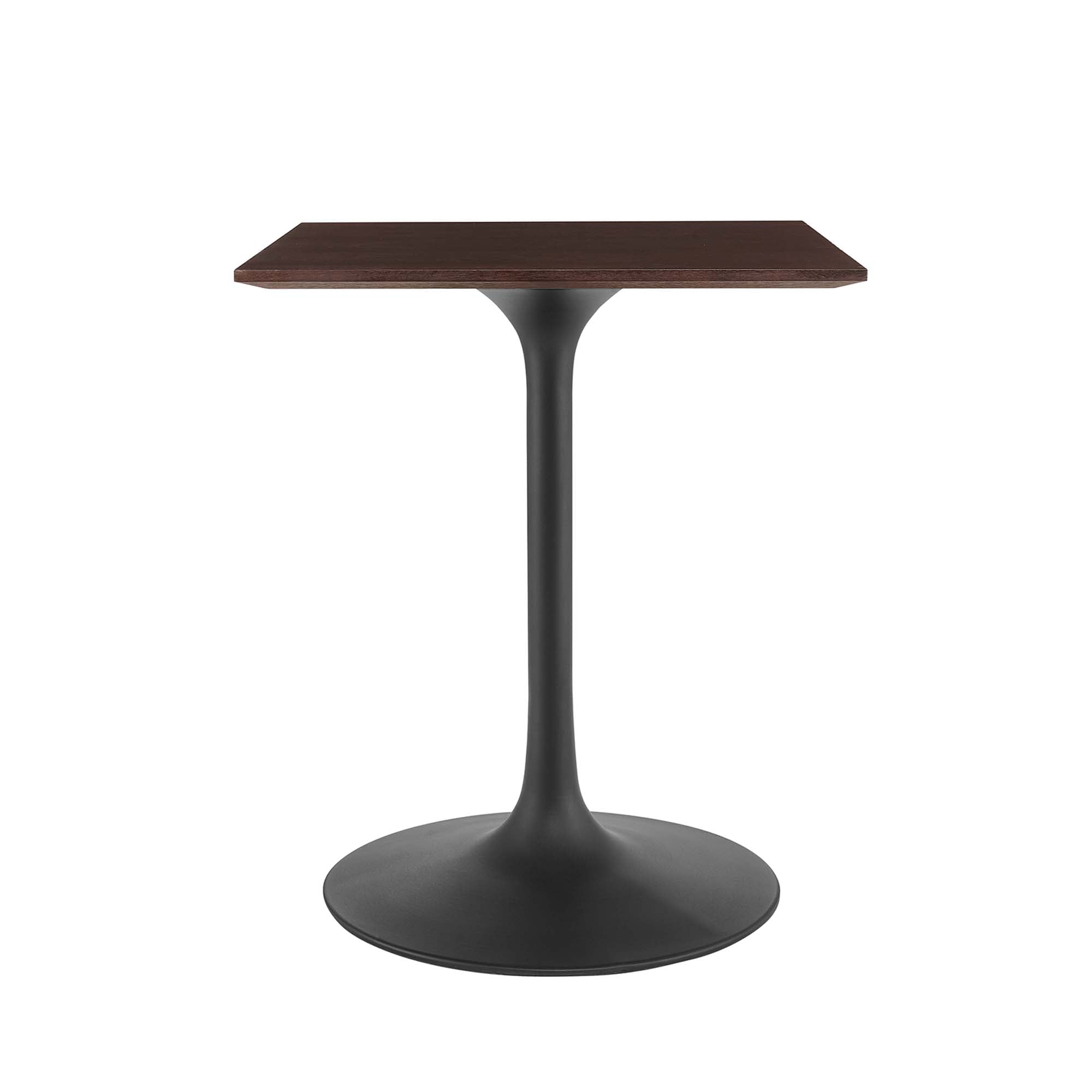Lippa 24" Square Wood Dining Table - Black Cherry Walnut