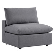 Commix Sunbrella® Outdoor Patio Armless Chair - Gray