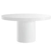 Gratify 60" Round Dining Table - White