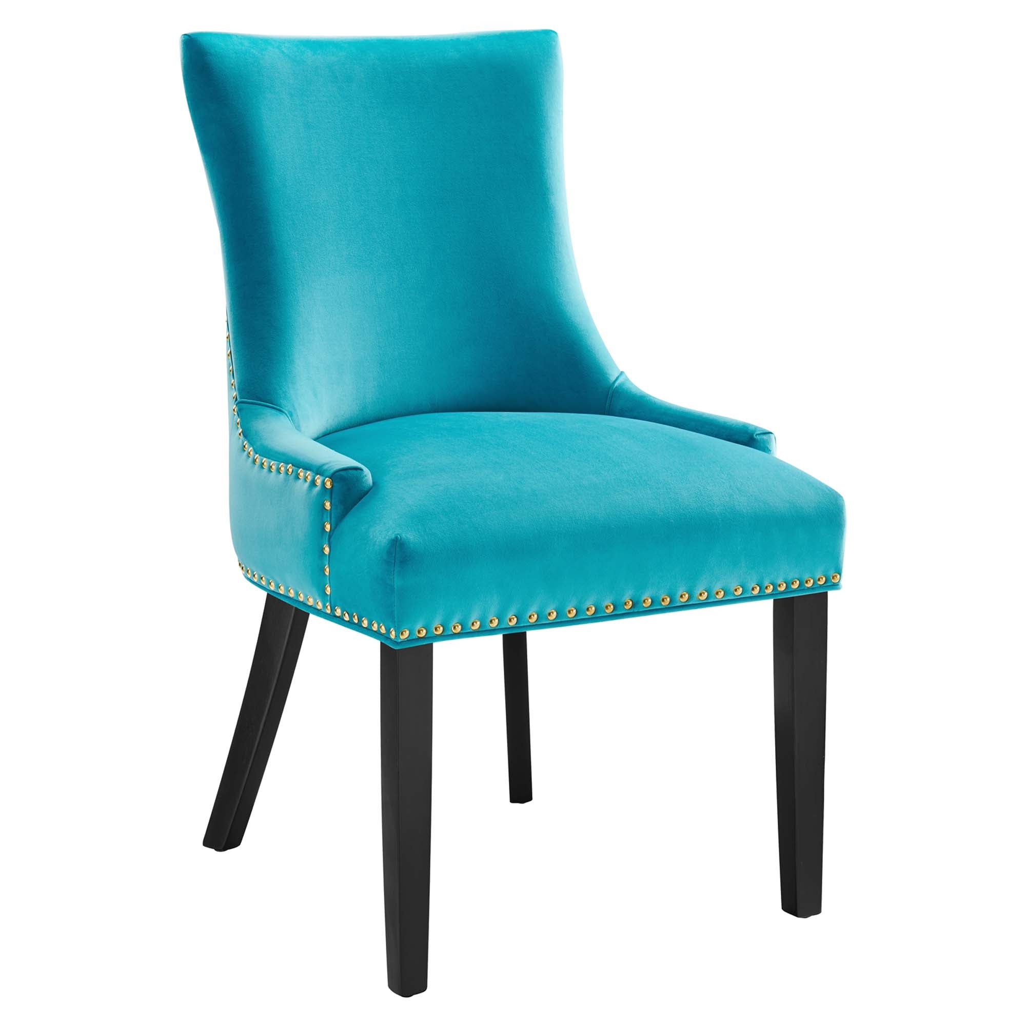 Marquis Performance Velvet Dining Chairs - Set of 2 - Navy