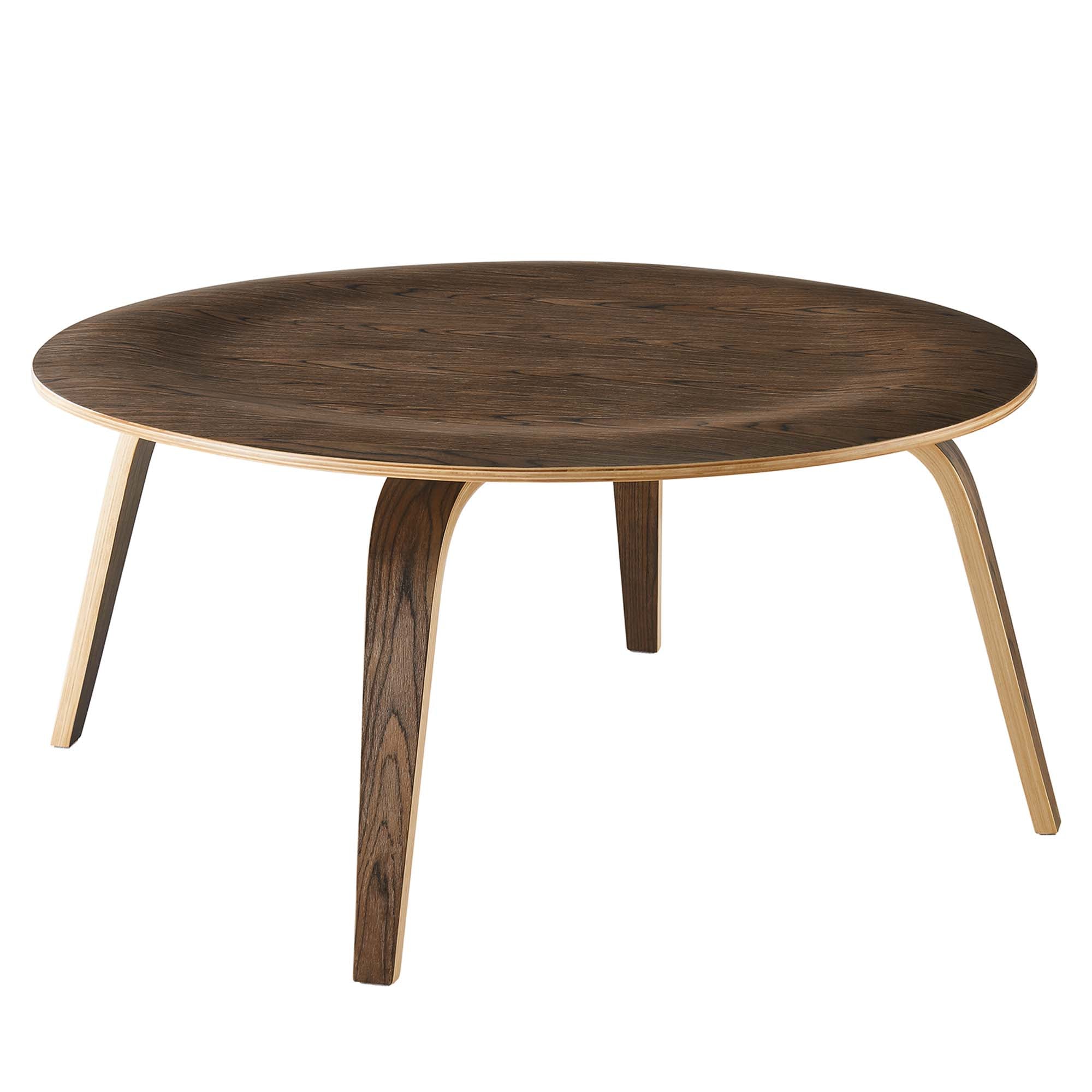 Fathom Wood Coffee Table - Walnut