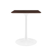 Lippa 24" Square Dining Table - White Cherry Walnut