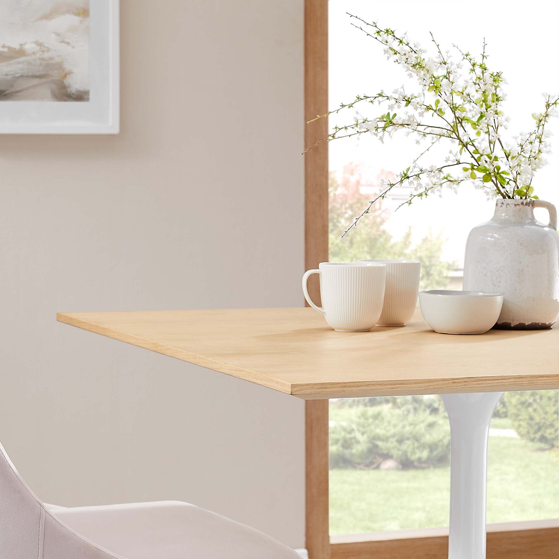 Lippa 36" Square Wood Dining Table