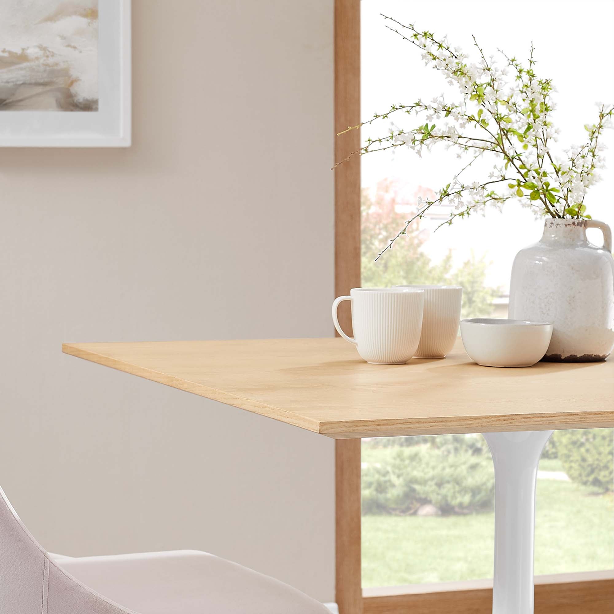 Lippa 36" Square Wood Dining Table