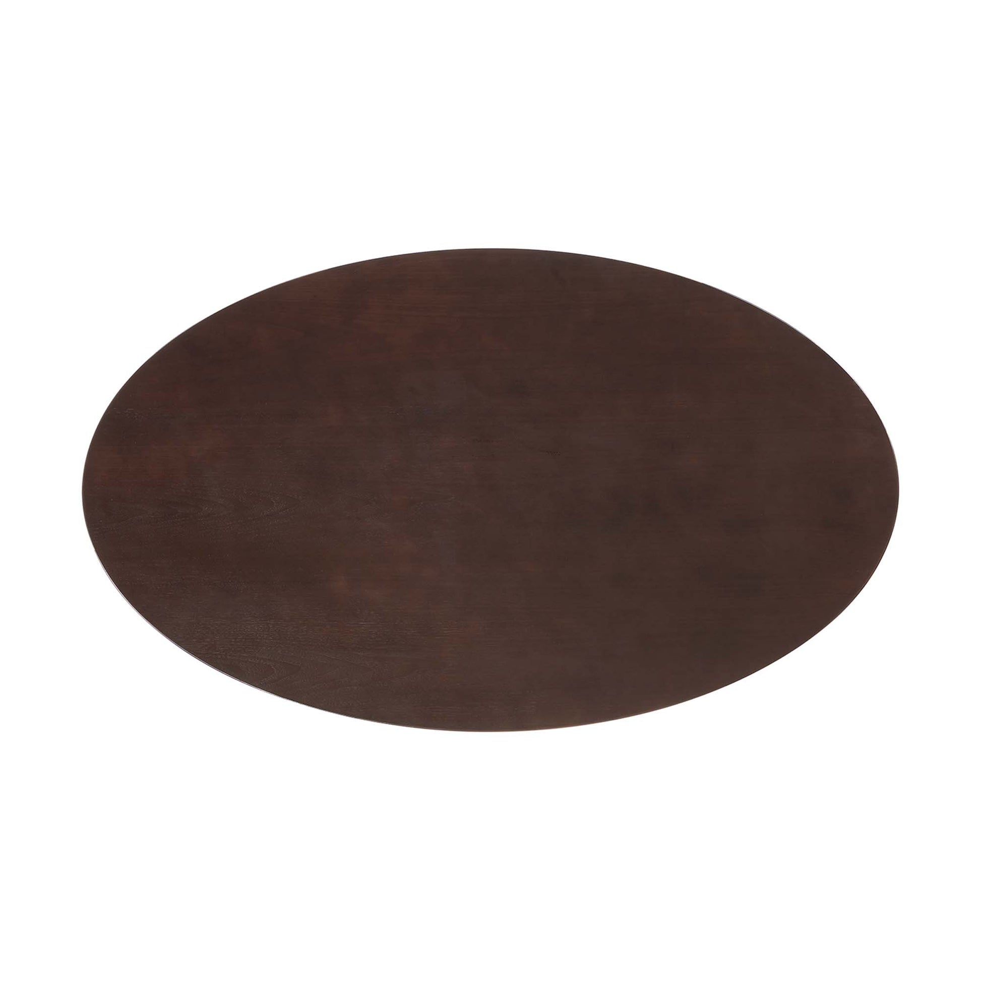Lippa 60" Oval Cherry Walnut Wood Dining Table