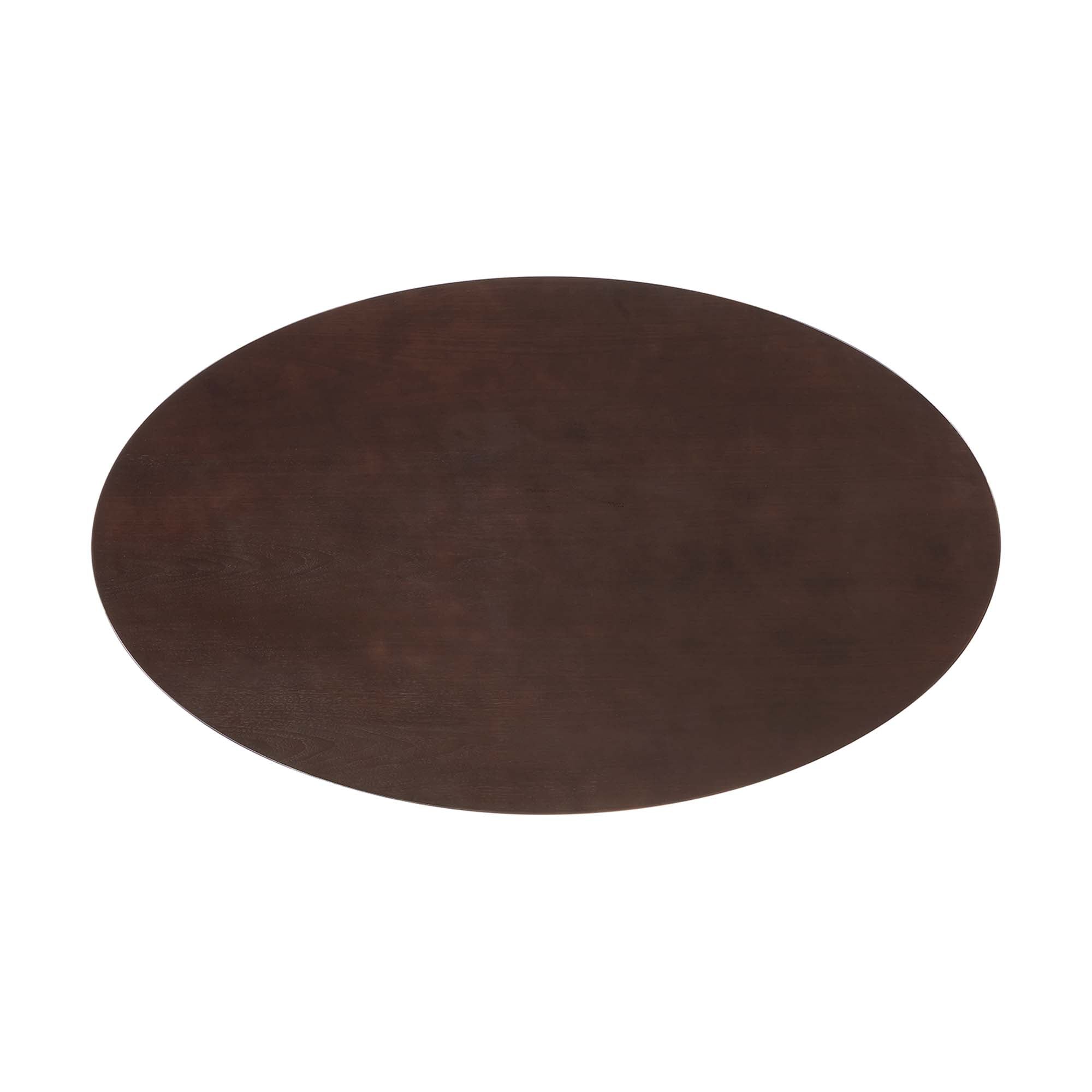 Lippa 60" Oval Cherry Walnut Wood Dining Table
