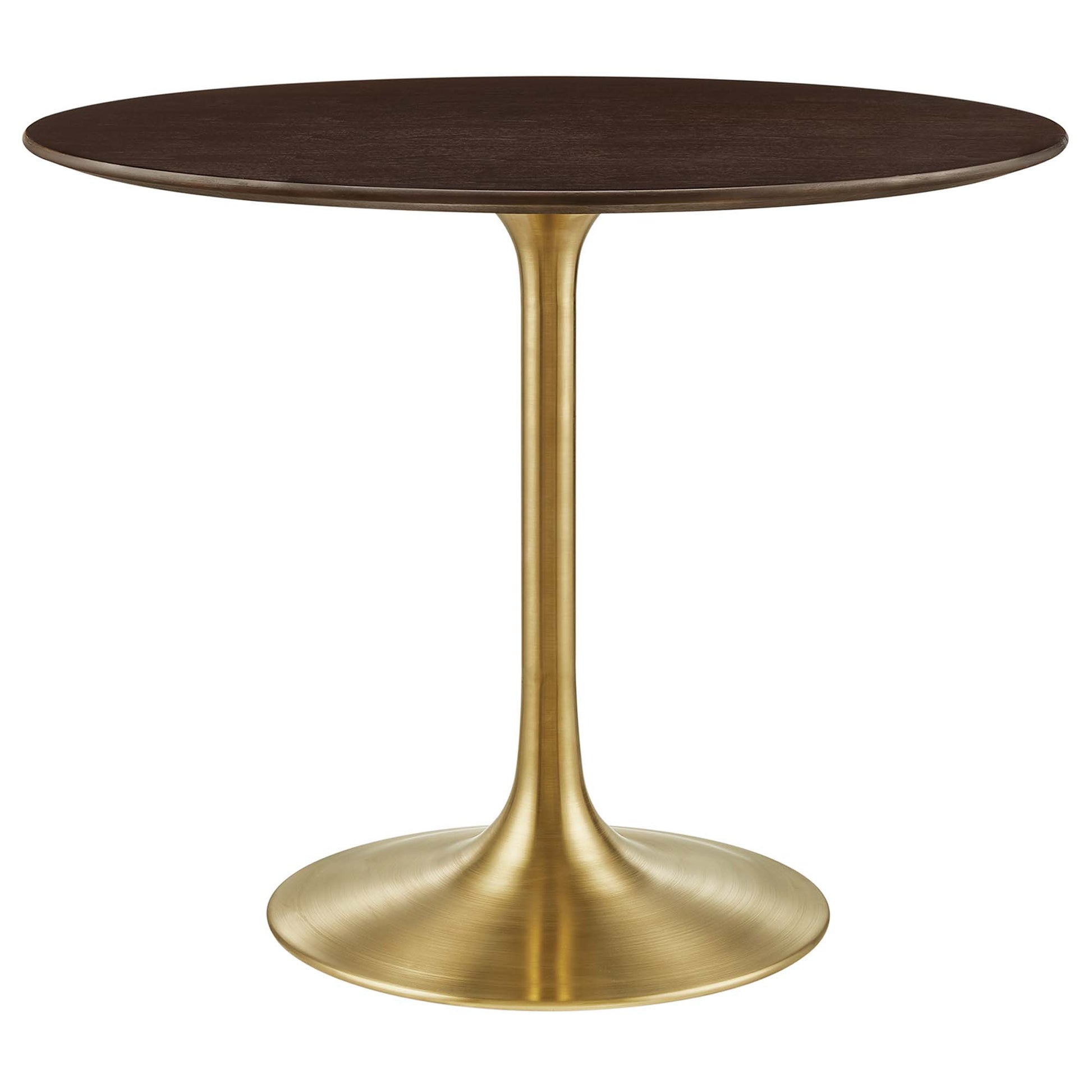 Lippa 36" Round Wood Dining Table - Gold Cherry Walnut