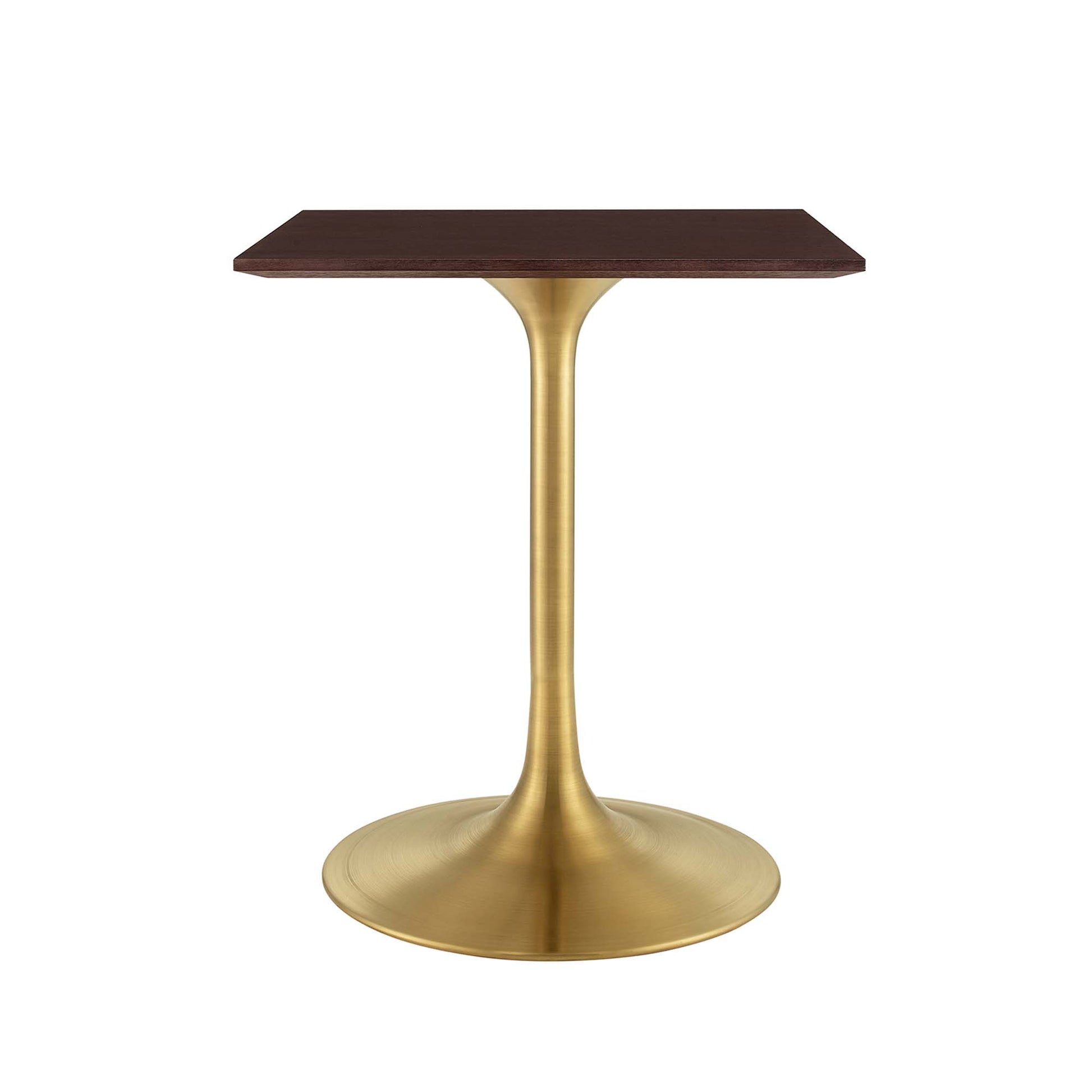 Lippa 24" Square Wood Dining Table - Gold Cherry Walnut