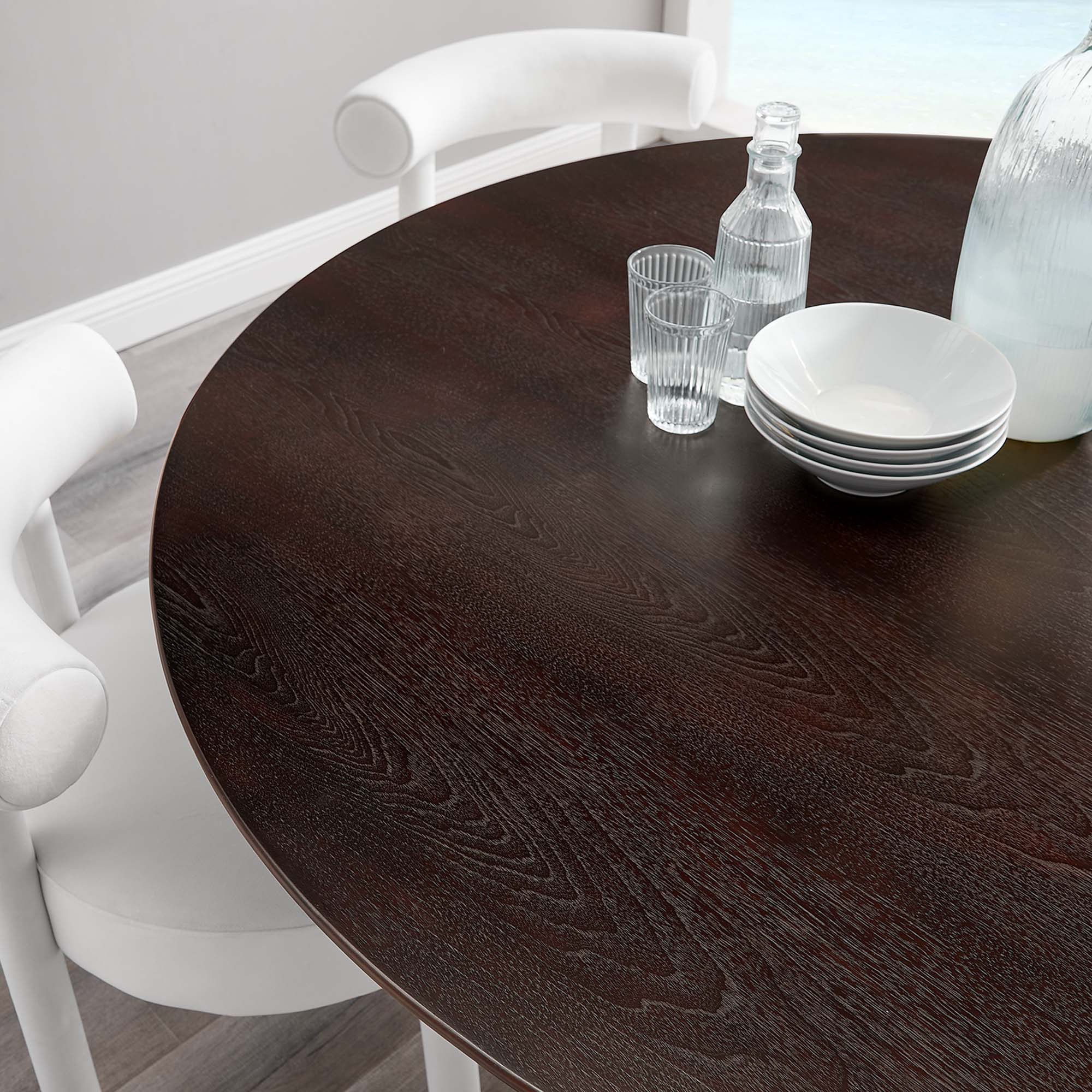 Lippa 60" Round Wood Dining Table