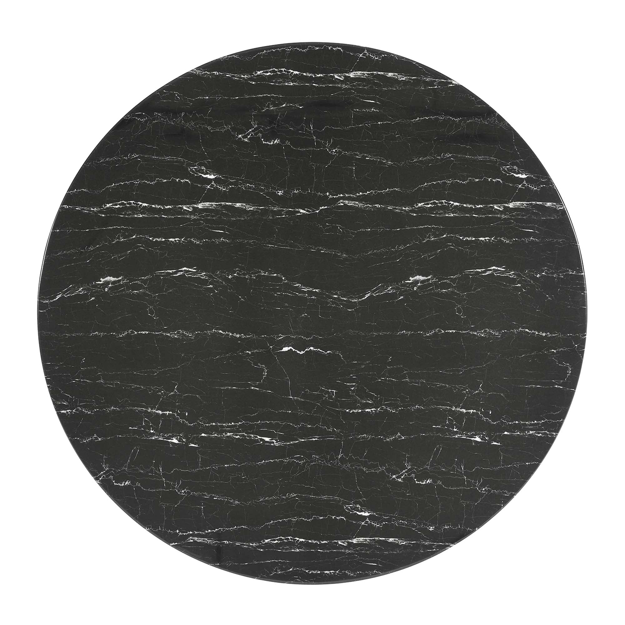 Lippa 54" Round Faux Marble Dining Table