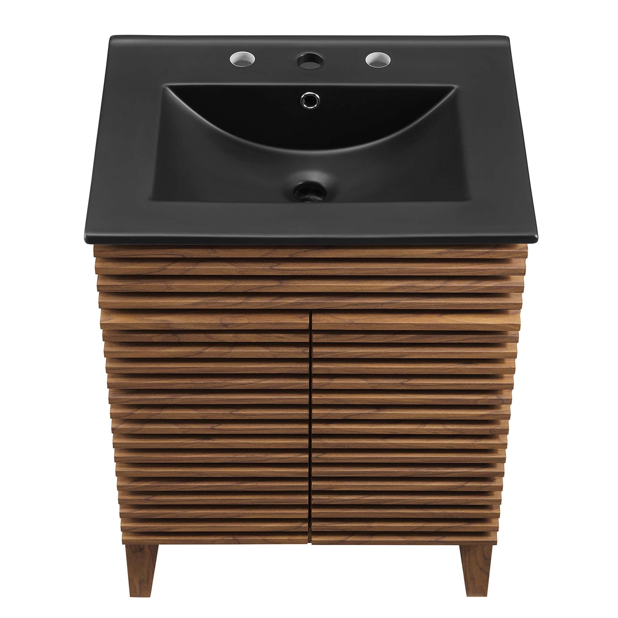 Render Bathroom Vanity with Black Basin Included