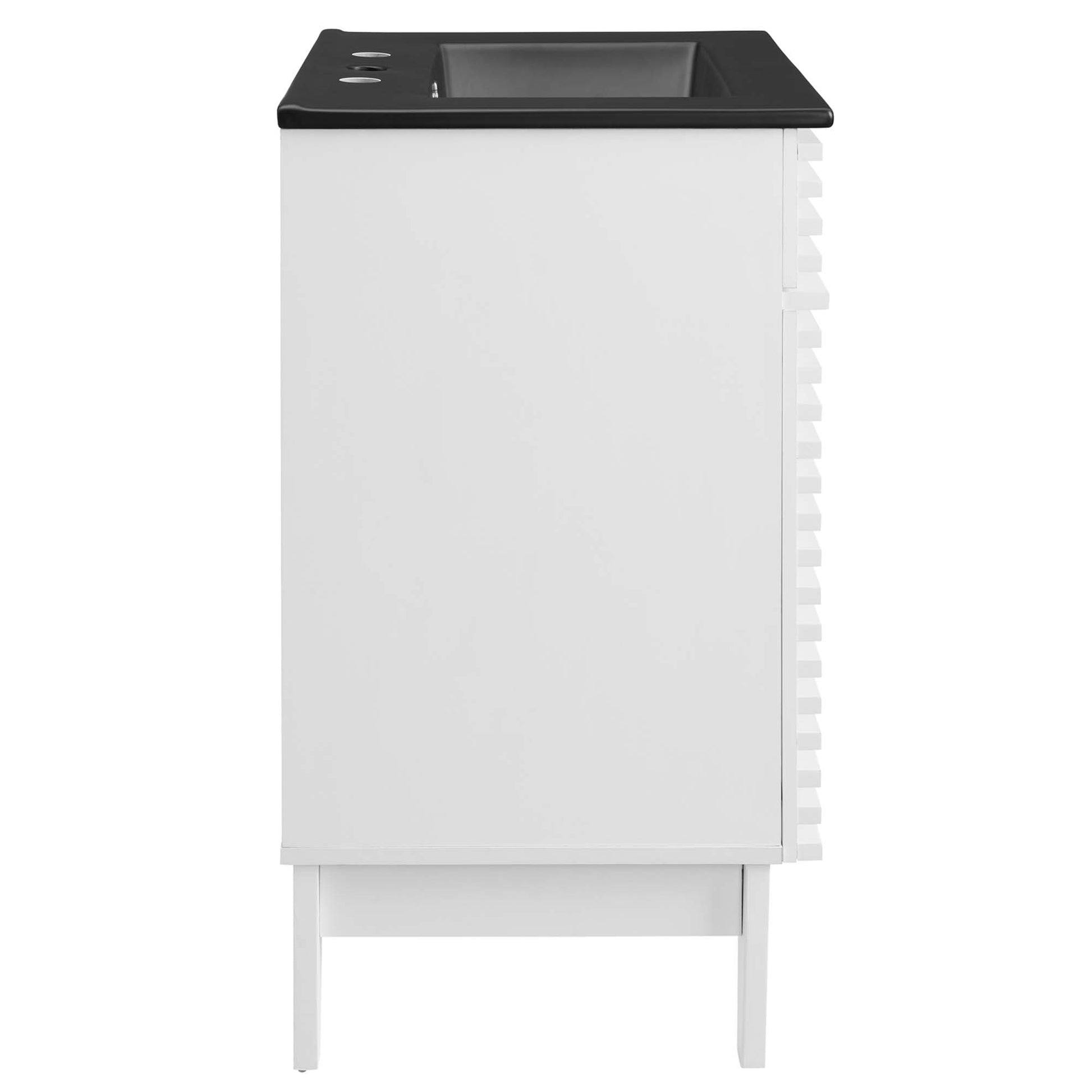 Render Bathroom Vanity with Black Basin Included