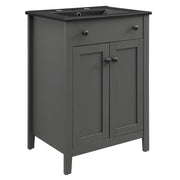 Nantucket 24" Bathroom Vanity - Gray Black