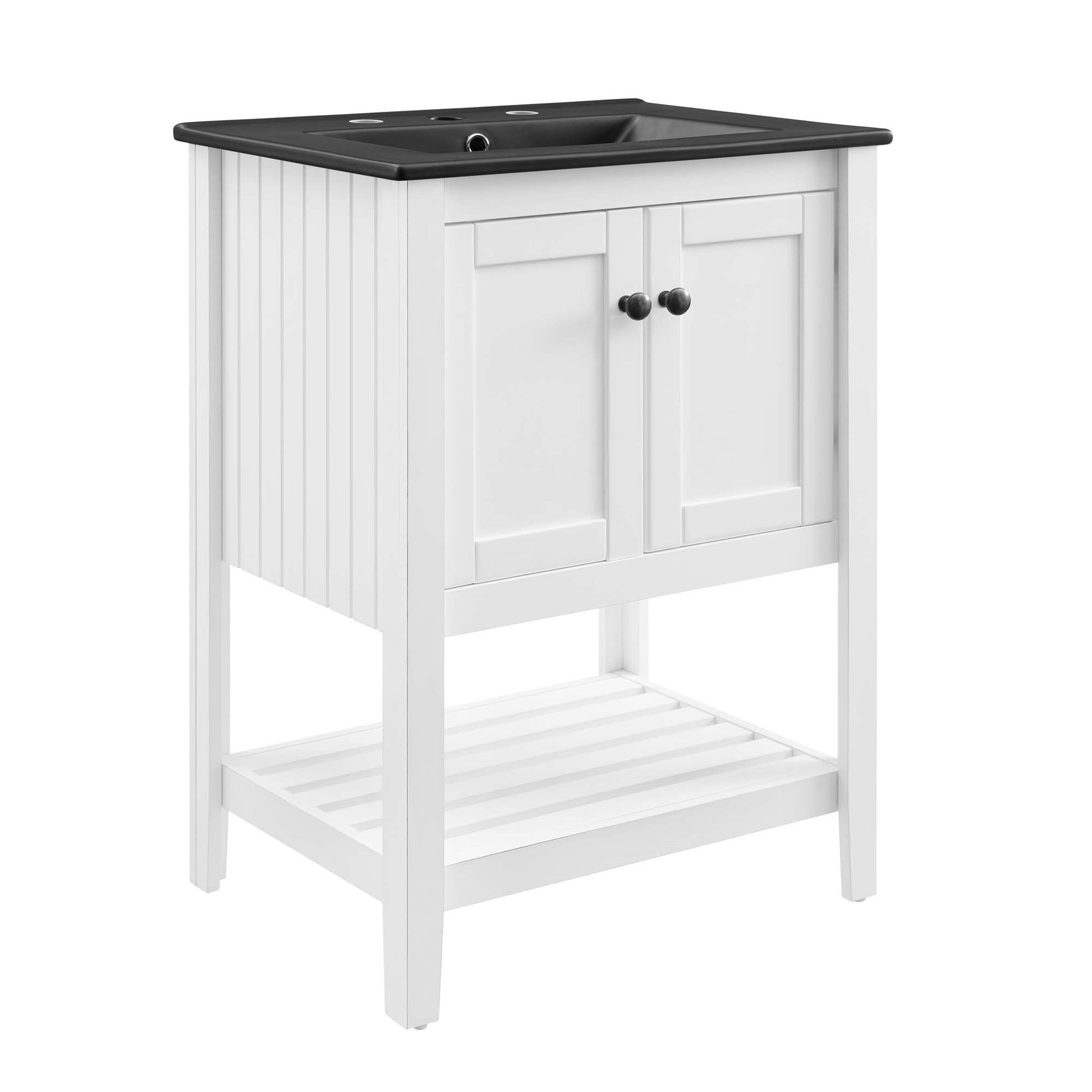 Prestige 24" Bathroom Vanity - White Black