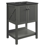 Steam 24" Bathroom Vanity - Gray Black