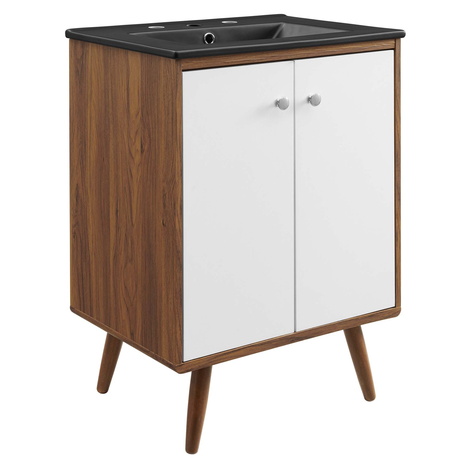 Transmit 24" Bathroom Vanity - White Black