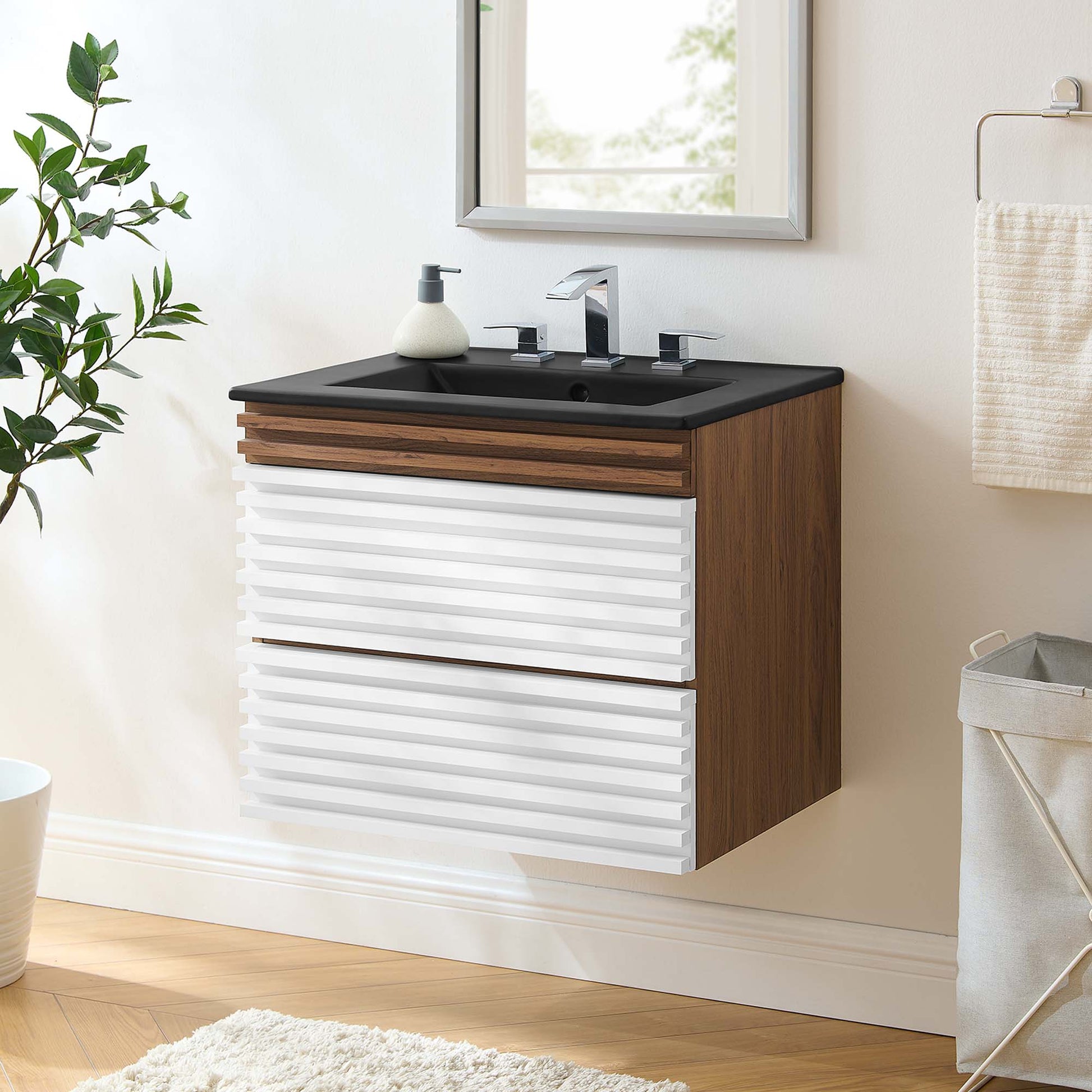 Render 24" Wall-Mount Bathroom Vanity