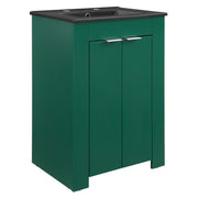 Maybelle Bathroom Vanity Basin Included - Green Black
