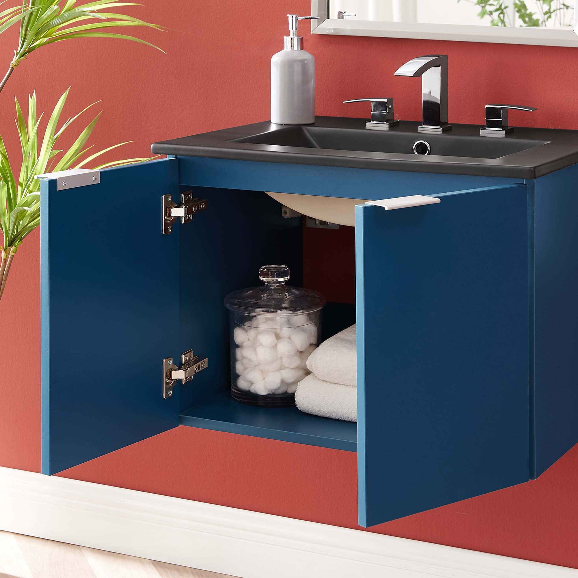 Maybelle Wall-Mount Bathroom Vanity Basin Included