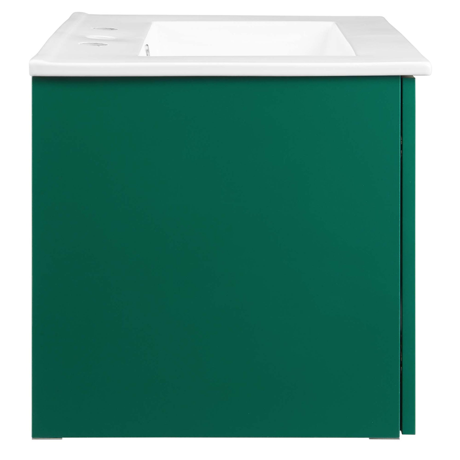 Maybelle 24" Wall-Mount Bathroom Vanity - Navy White