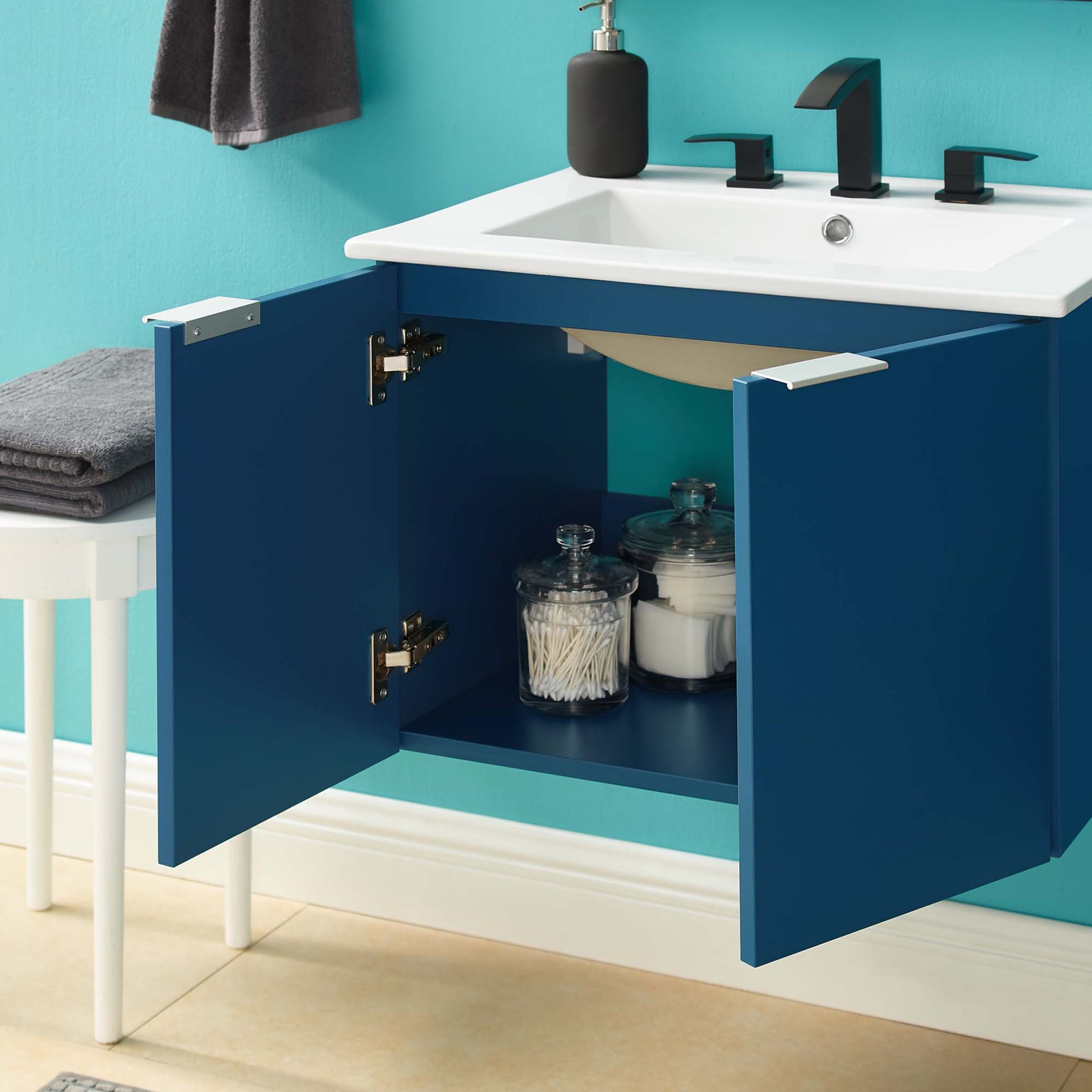 Maybelle 24" Wall-Mount Bathroom Vanity