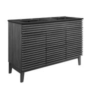 Render 48" Bathroom  Vanity with Black Basin Included - Charcoal Black