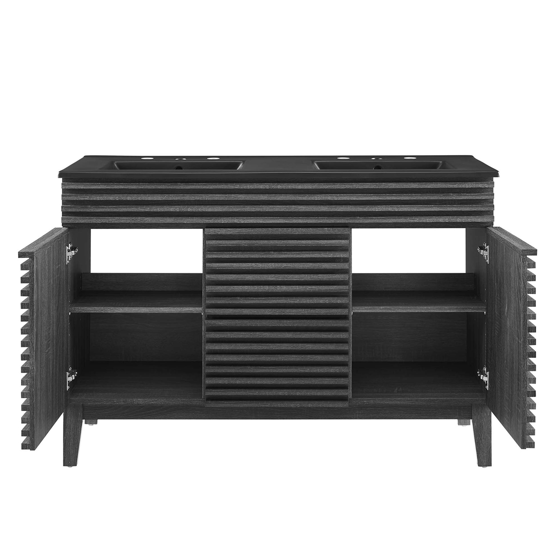 Render 48" Bathroom  Vanity with Black Basin Included