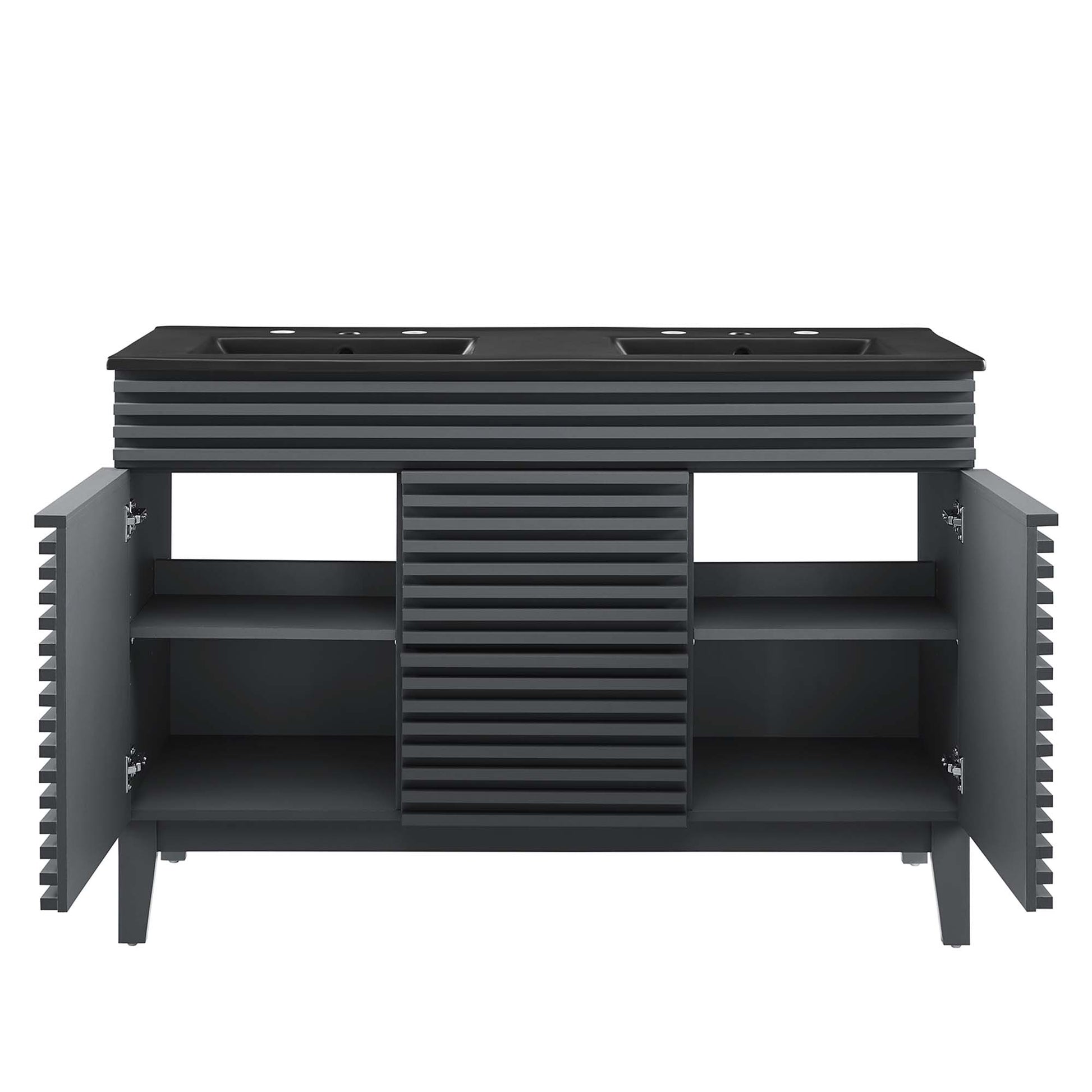 Render 48" Bathroom  Vanity with Black Basin Included