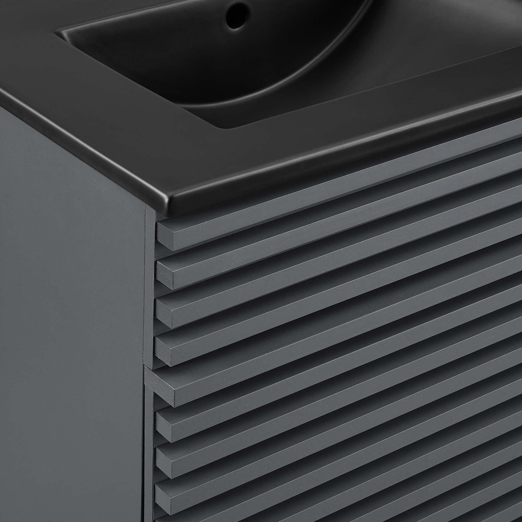 Render 48" Bathroom  Vanity with Black Basin Included