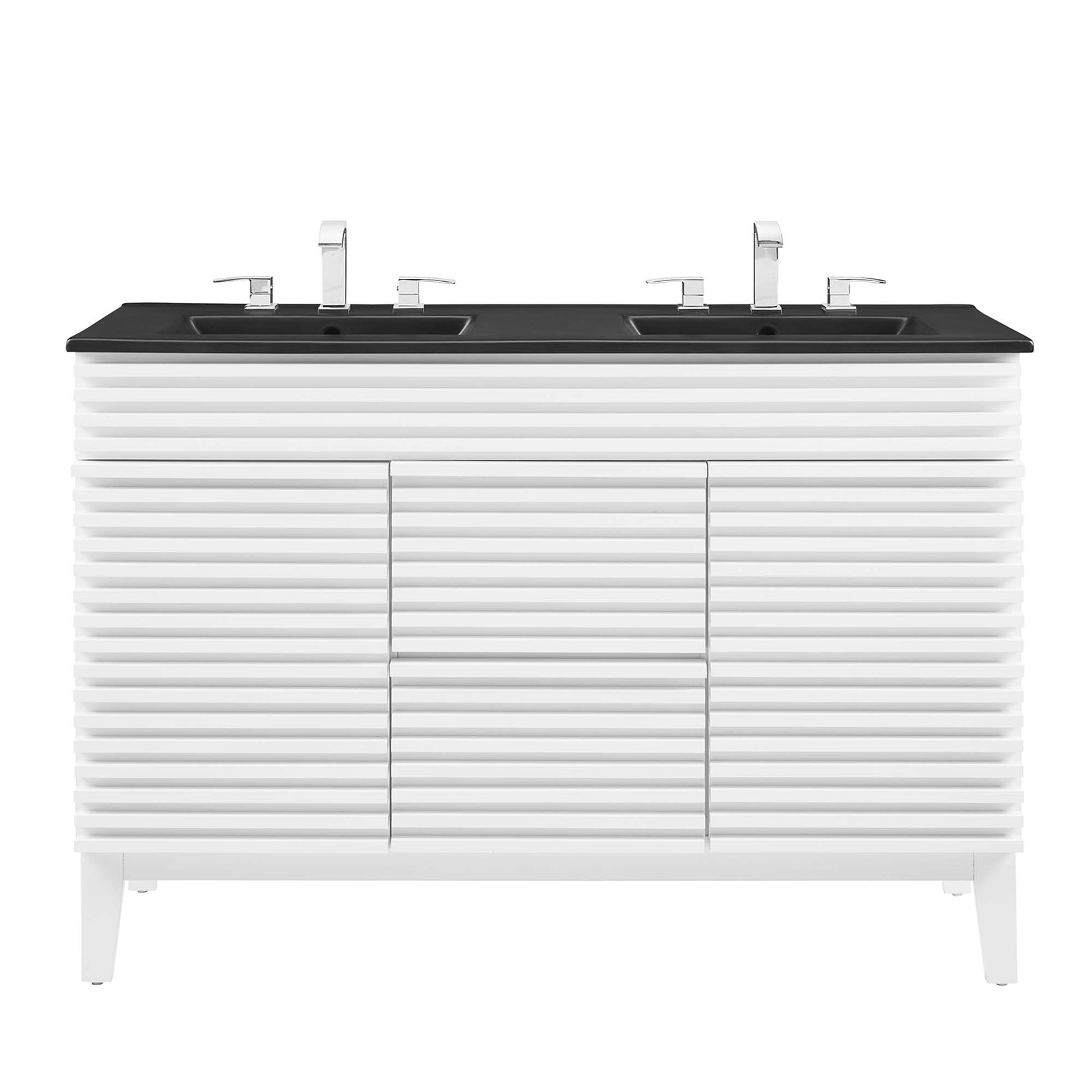 Render 48" Bathroom  Vanity with Black Basin Included