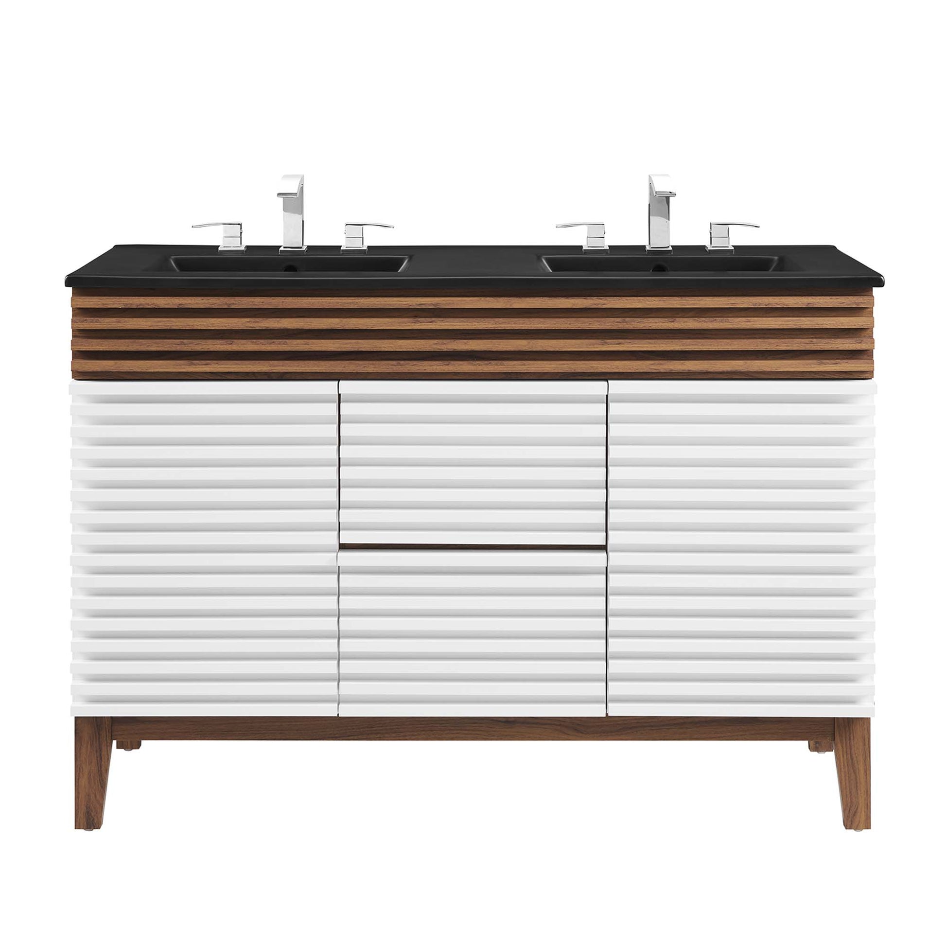 Render 48" Bathroom  Vanity with Black Basin Included