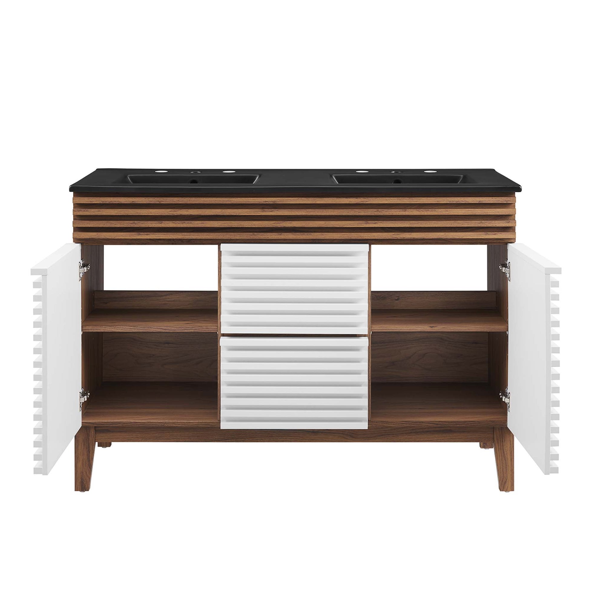 Render 48" Bathroom  Vanity with Black Basin Included
