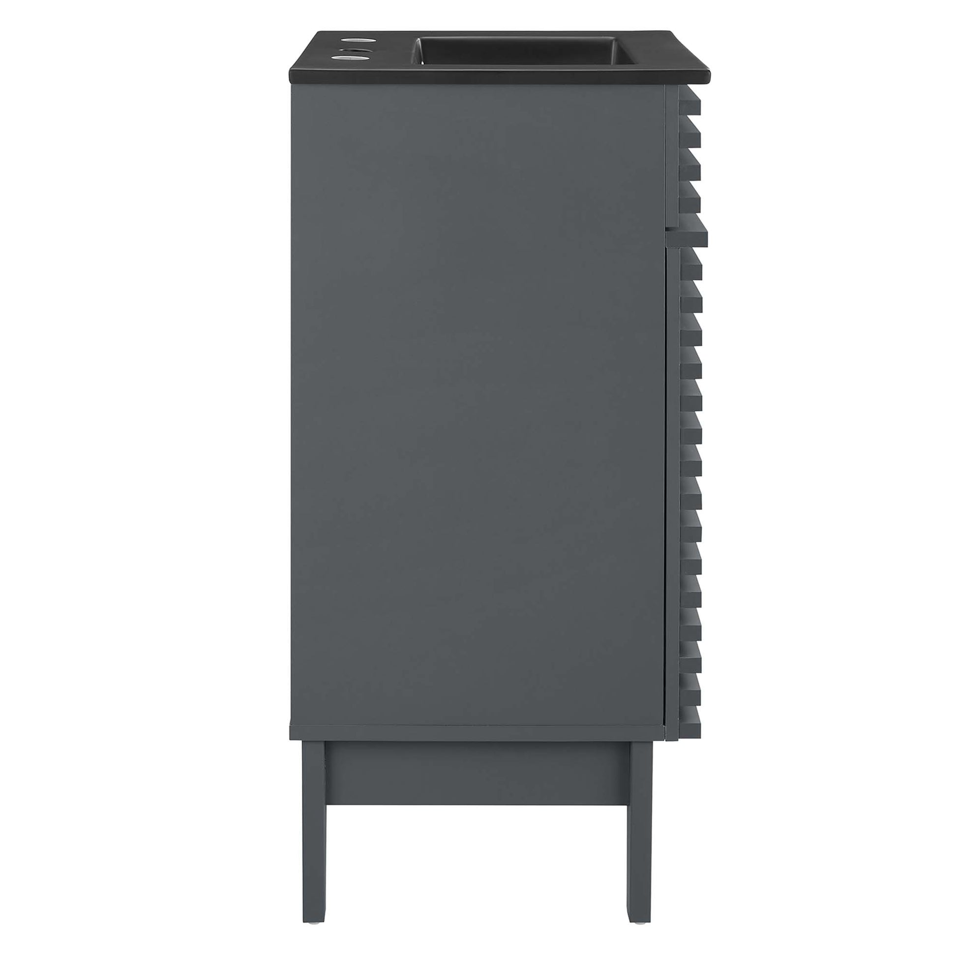 Render 18" Bathroom Vanity - Walnut Black