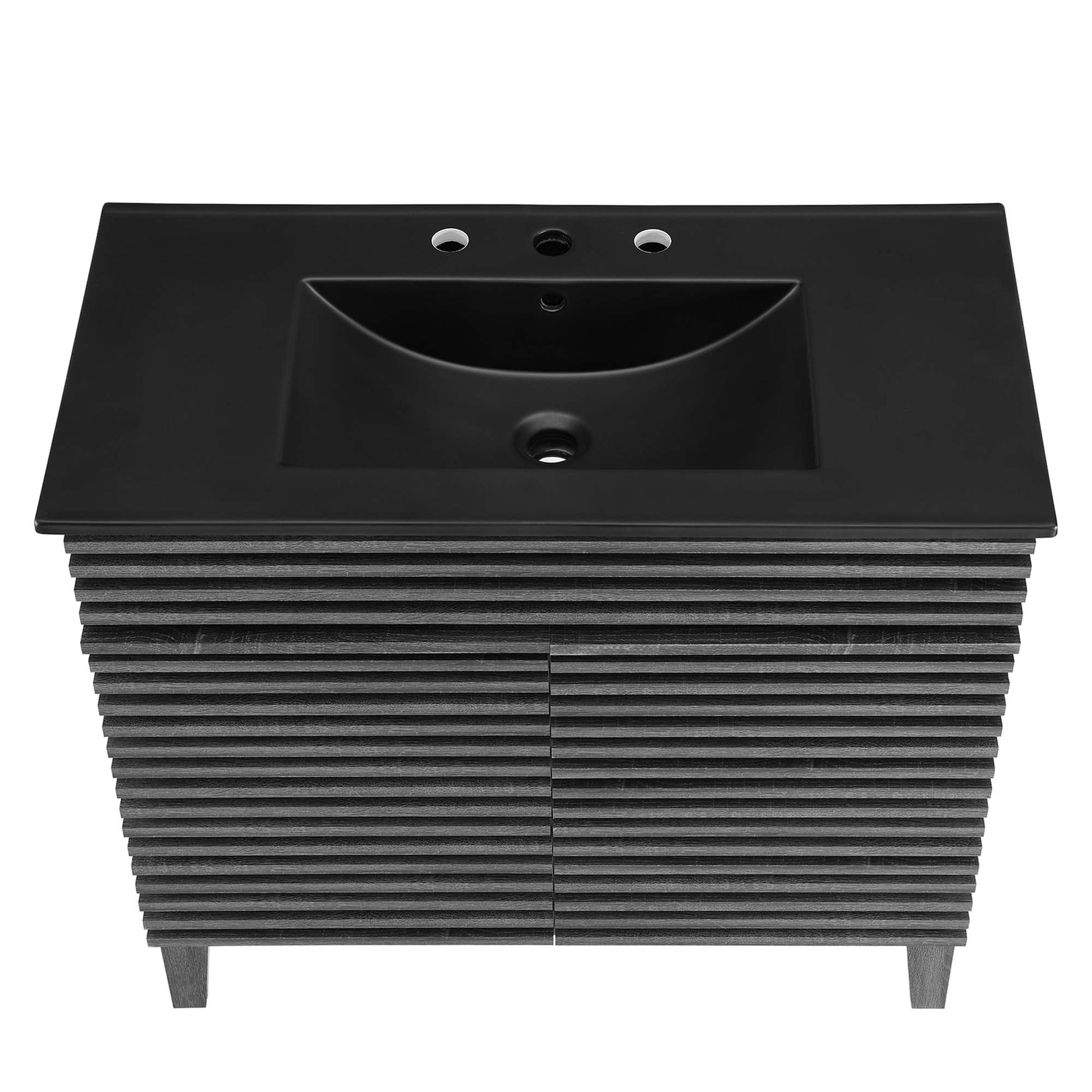 Render 36" Bathroom Vanity - Walnut Black