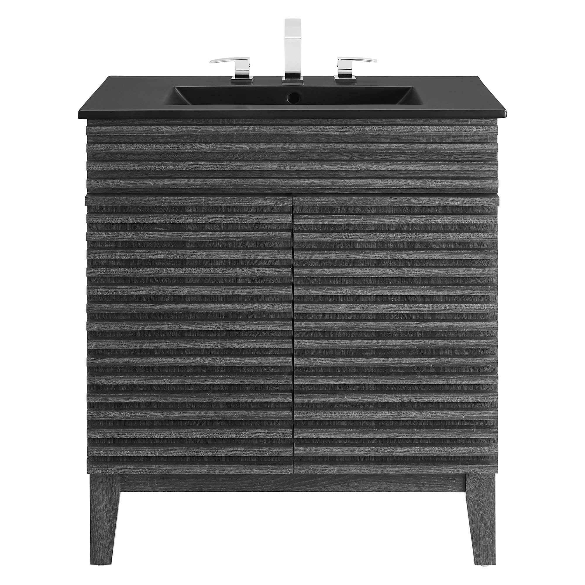 Render 30" Bathroom Vanity - Walnut Black