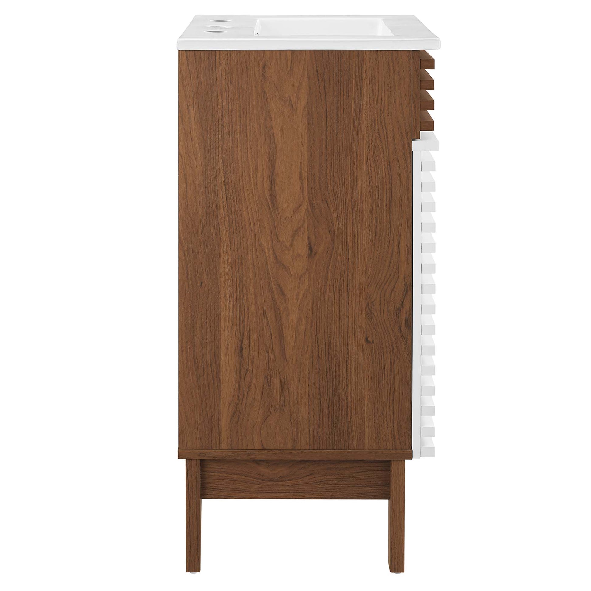 Render 18" and 24" Bathroom Vanities with White Basin Included