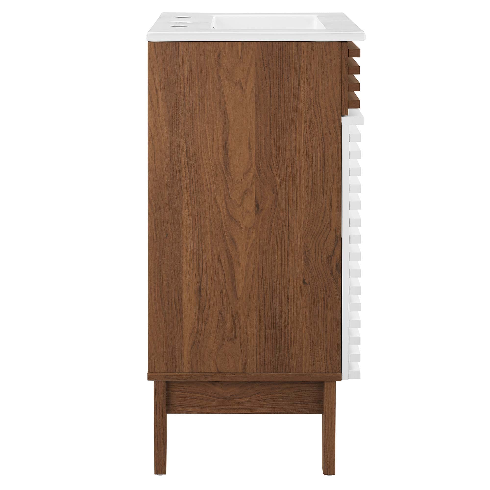 Render 18" and 24" Bathroom Vanities with White Basin Included